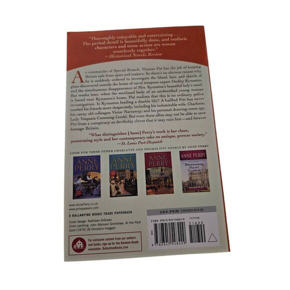 Death on blackheath by Anne Perry Ballantine books isbn 978-0-345-54842-9 - Picture 5 of 5